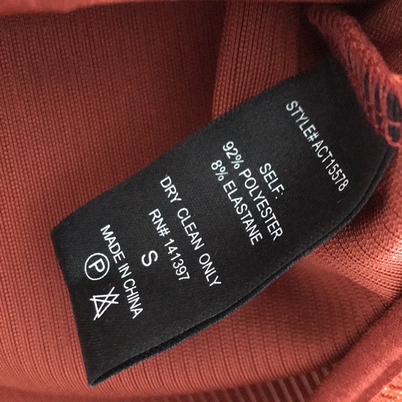 NWT ASTR The Label Tess velvet ribbed bodysuit - Picture 9 of 12